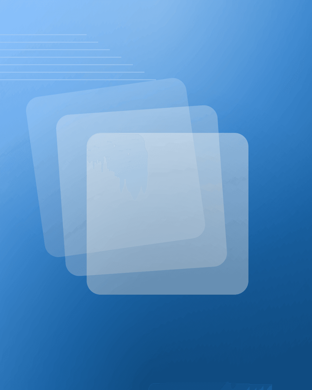 Abstrakte blaue Fläche als vorläufiges Titelbild